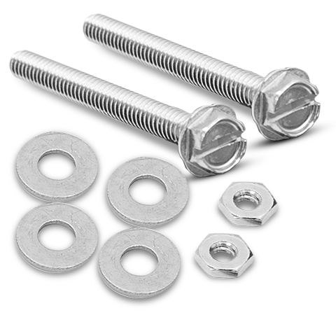 3/16 x 1-1/2" Bolting Set (2 bolts, 2 nuts, 4 washers)