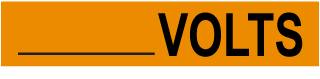 Write-on Volts Marker