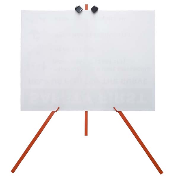 Sign stand with 48x36 horizontal sign