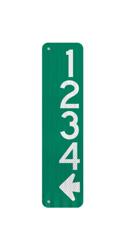 6 x 24 Sign with Arrow