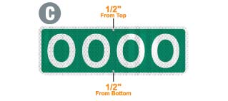 2 Centered holes (top and bottom)