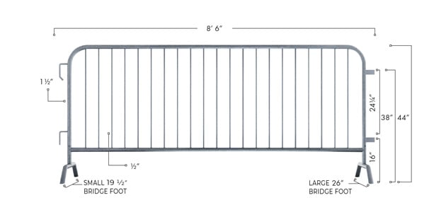 Interlocking Steel Barricade Compliance