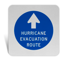 Hurricane Evacuation Sign