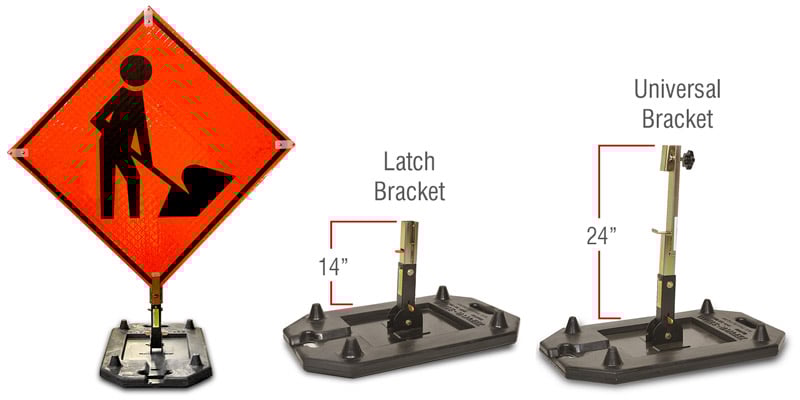 Zephyr Rubber Sign Stand