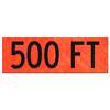 500 Foot Overlay – 22 × 7″
