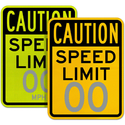 Custom Speed Limit Sign