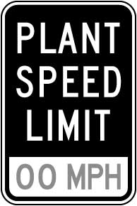 Custom Speed Limit Sign