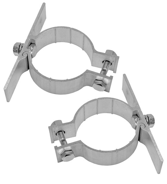 2 brackets plus sign mounting hardware