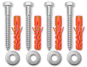 Concrete Anchors Kit by TrafficSign.com
