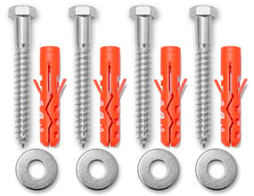 Concrete Anchors Kit by TrafficSign.com