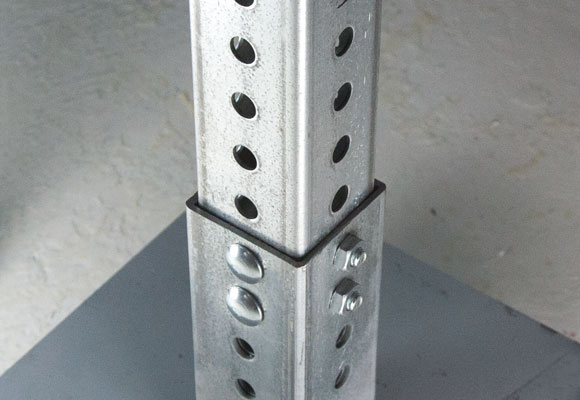 Image showing corner bolt installed