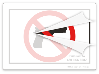 Illinois No Gun Label