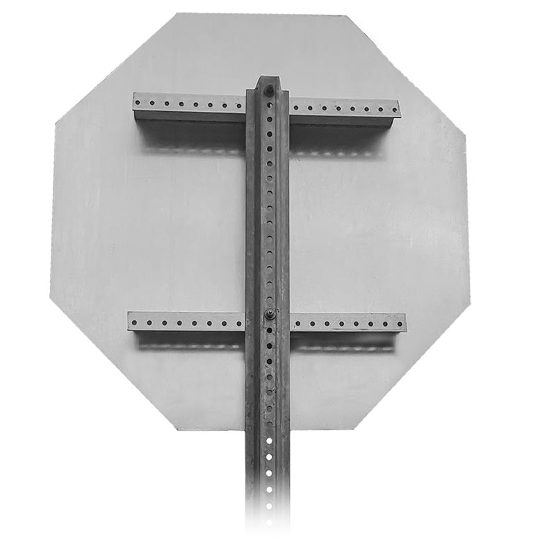 Z-Bracket Mounting on U-channel Post