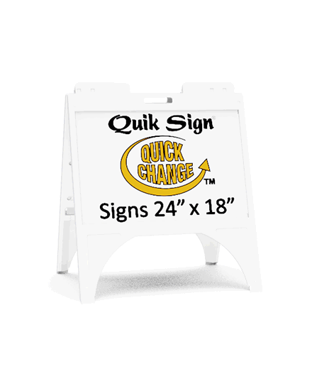 360 degree view of the Quik-Sign Frame