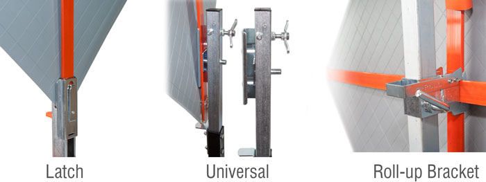 Roll-up sign bracket compatibility