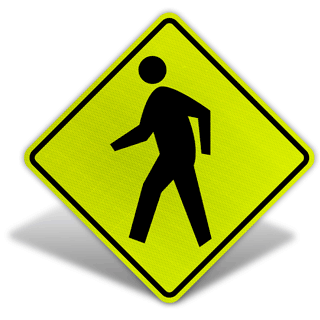 Pedestrian Crossing Sign