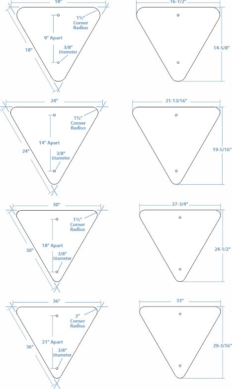Yield Sign Specs