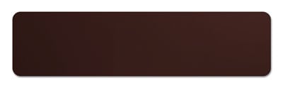 Blank Brown Street Name Sign
