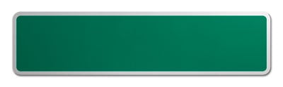 Blank Green Street Name Sign with Border