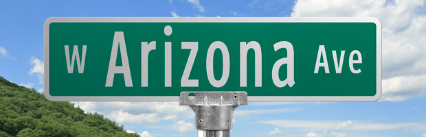 Official Street Name Sign with Optional Prefix and Suffix