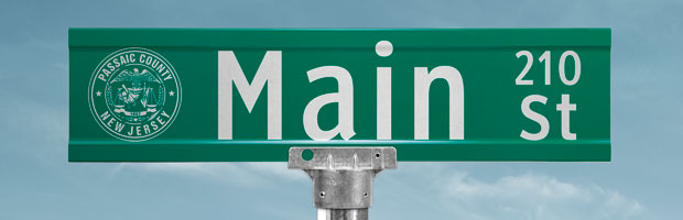Extruded Blade with option for 1 color image plus suffix and street number.